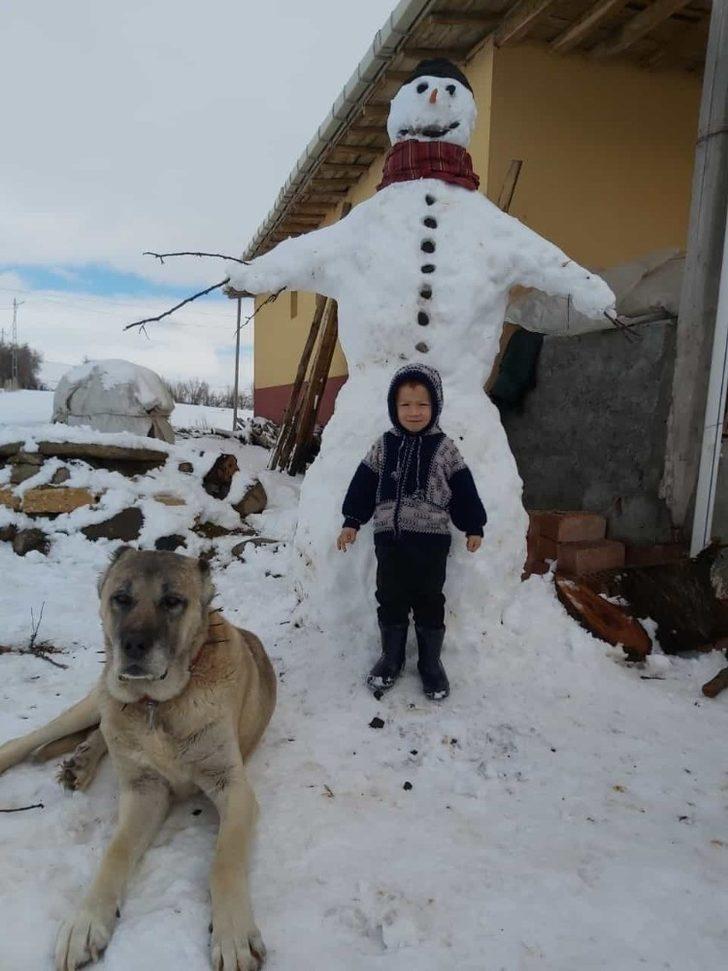 Kar çocukları sevindirdi G3