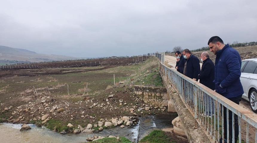 Başkan Ramazan’dan baraja su gelen yolları inceledi