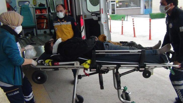 Tırın kapağı genç işçiyi hastanelik etti G2