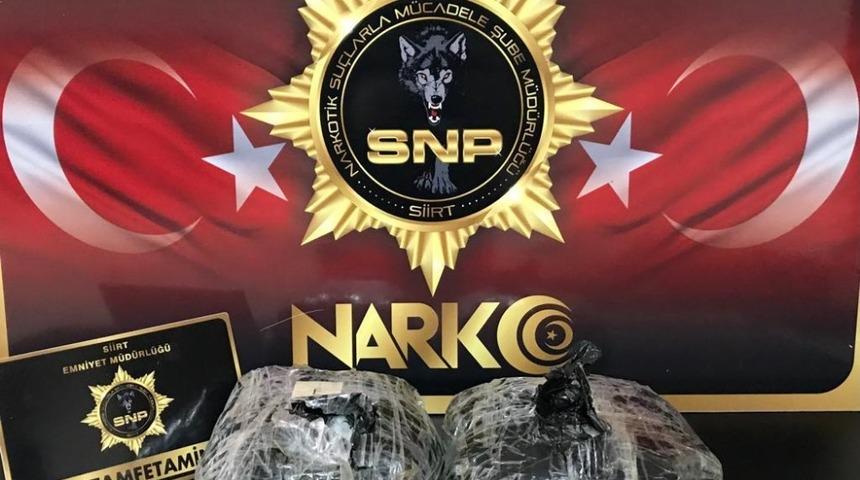 Siirt&rsquo;te uyuşturucu operasyonu: 2 tutuklama