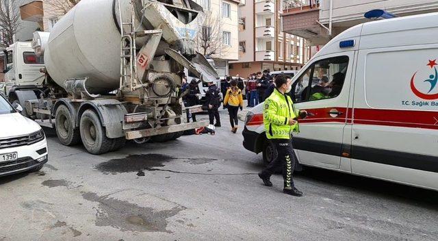 Küçükçekmece’de beton mikseri dehşeti