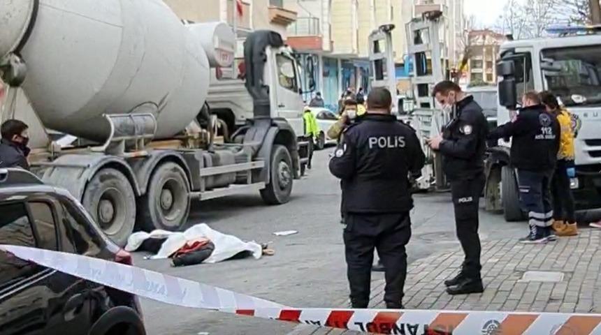 Küçükçekmece’de beton mikseri dehşeti