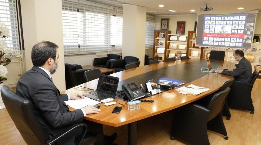 KTO’da 2021’in ilk meclis toplantısı gerçekleştirildi