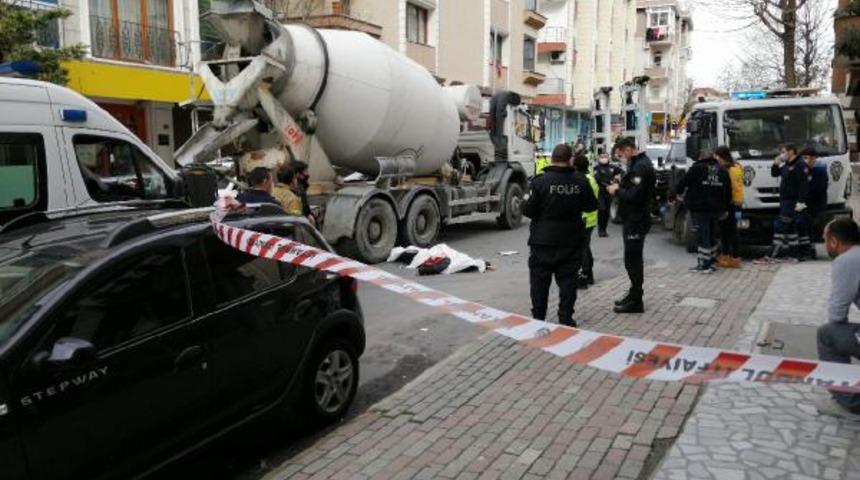 İstanbul'da korkunç olay! Beton mikserinin altında kalarak can verdi