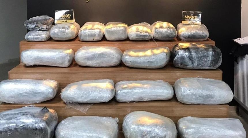 Şanlıurfa&rsquo;da 117 kilo uyuşturucu ele ge&ccedil;irildi