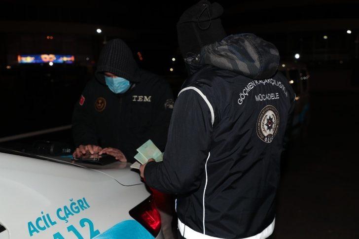 Aranan şahıs ve göçmen kaçakçılığı uygulaması G3