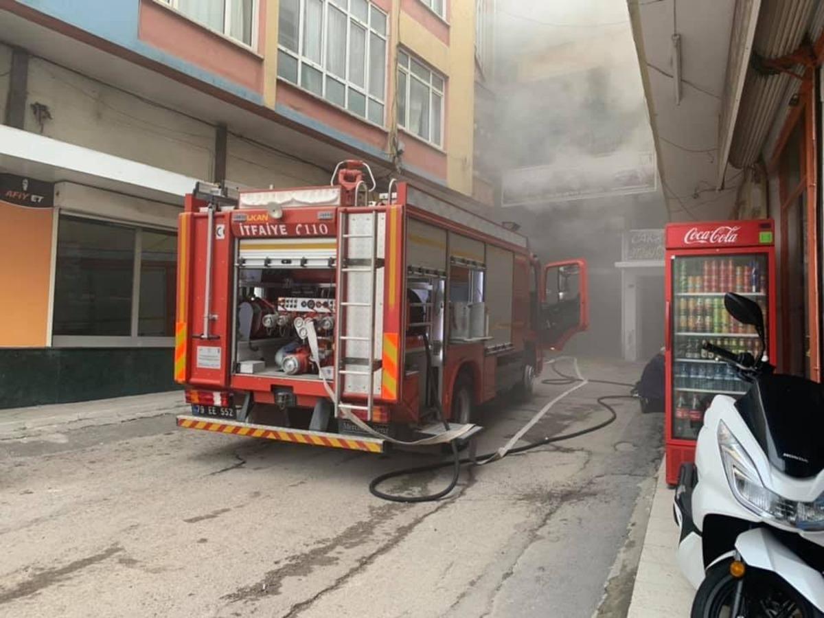 Kilis&rsquo;te iş yerinde yangın