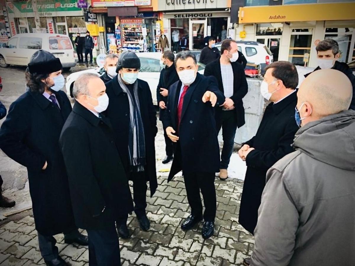 Vali, Milletvekili, Belediye Başkanı yatırımları inceledi