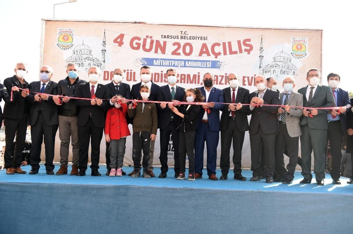 Başkan Bozdoğan, Mithatpaşa Mahallesindeki kompleksi hizmete a&ccedil;tı