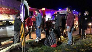 Sakarya'da ambulansın da karıştığı zincirleme trafik kazası: 8 yaralı