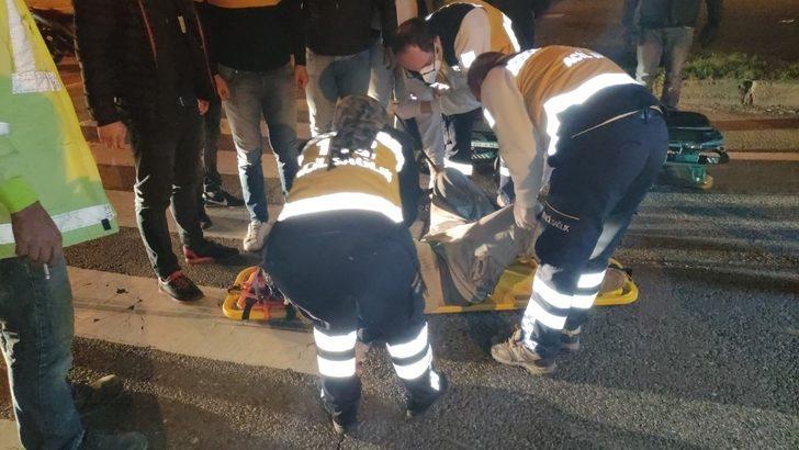 Minibüsün çarptığı genç yaralandı G1