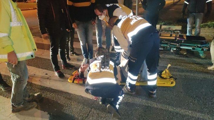 Minibüsün çarptığı genç yaralandı G2