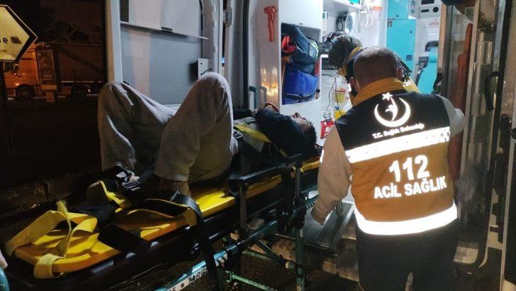 Minibüsün çarptığı genç yaralandı G5