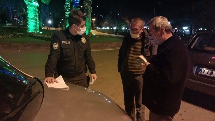 Sokağa çıkma kısıtlamasını ihlal etti, polise tehditler savurdu G3