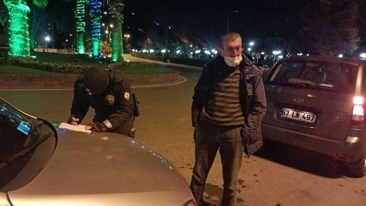 Sokağa çıkma kısıtlamasını ihlal etti, polise tehditler savurdu G4