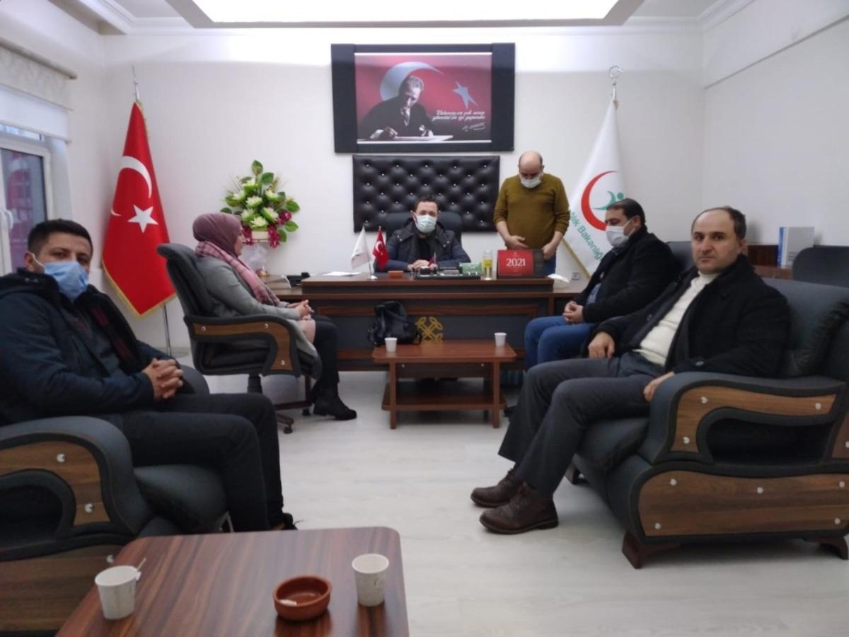 Başkan Sabırlı&rsquo;dan m&uuml;ft&uuml; ve başhekime ziyaret