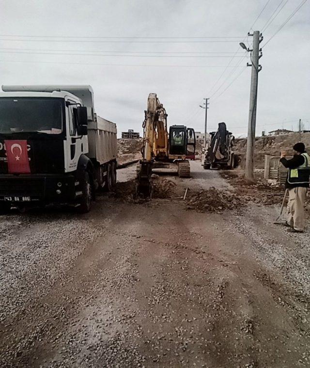 Kütahya’da kanalizasyon hattı çalışmaları