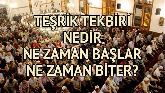 Teşrik tekbiri ne zaman başlar, ne zaman biter? Teşrik tekbiri nedir?