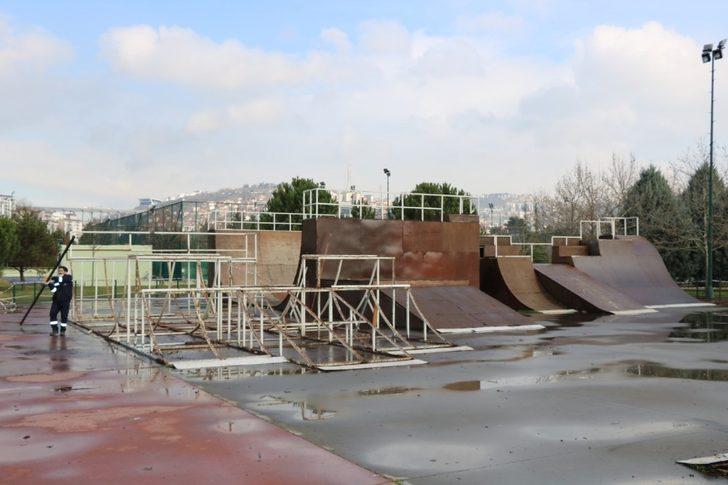 Seka Park kaykay pisti yenileniyor G3