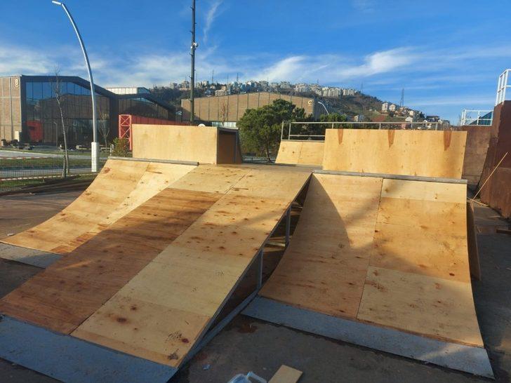 Seka Park kaykay pisti yenileniyor G4