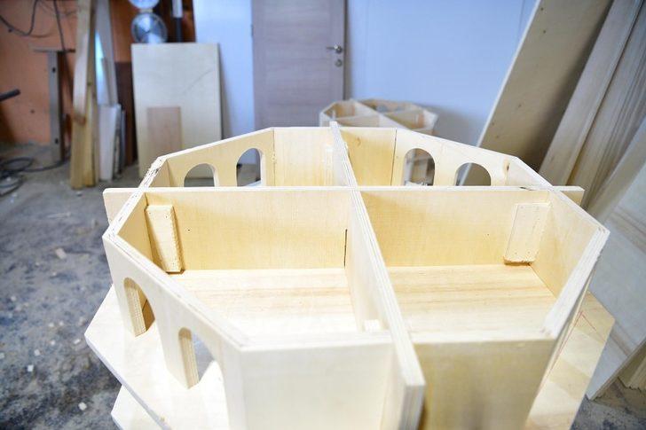 Güvercinler için renkli yuvalar G5