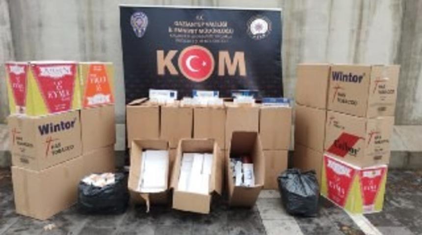 Gaziantep’te kaçak sigara operasyonu