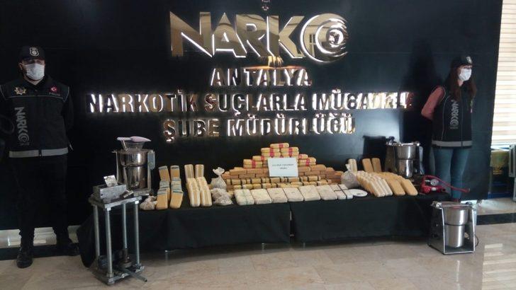 Antalya’da 115 kilogram eroin ele geçirildi G3