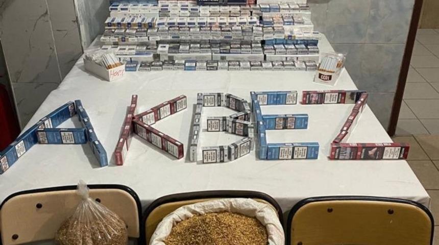 Hassa’da kaçak sigara ve tütün operasyonu