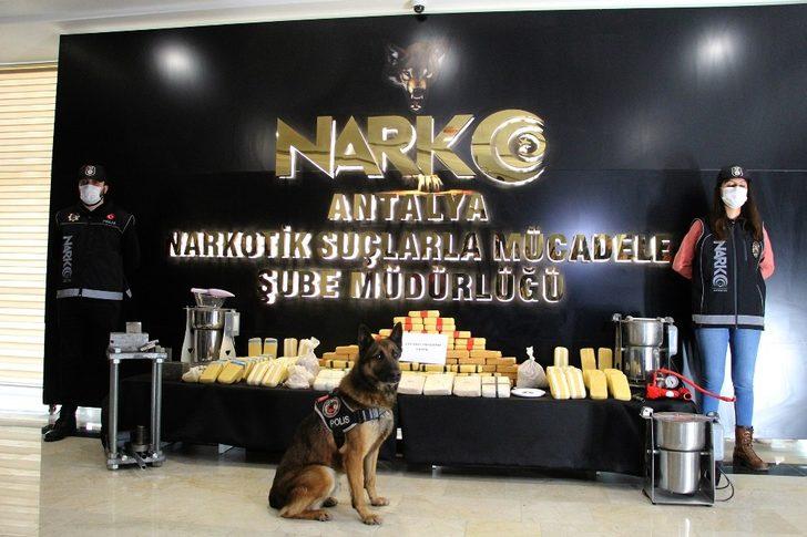 Antalya’da 115 kilogram eroin ele geçirildi G4