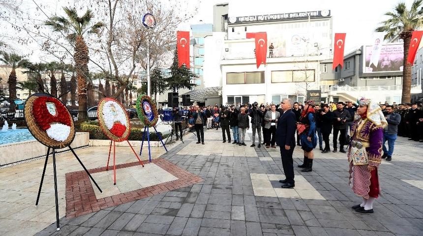 Atatürk’ün Denizli’ye gelişinin 90. yıldönümü törenlerle anılacak