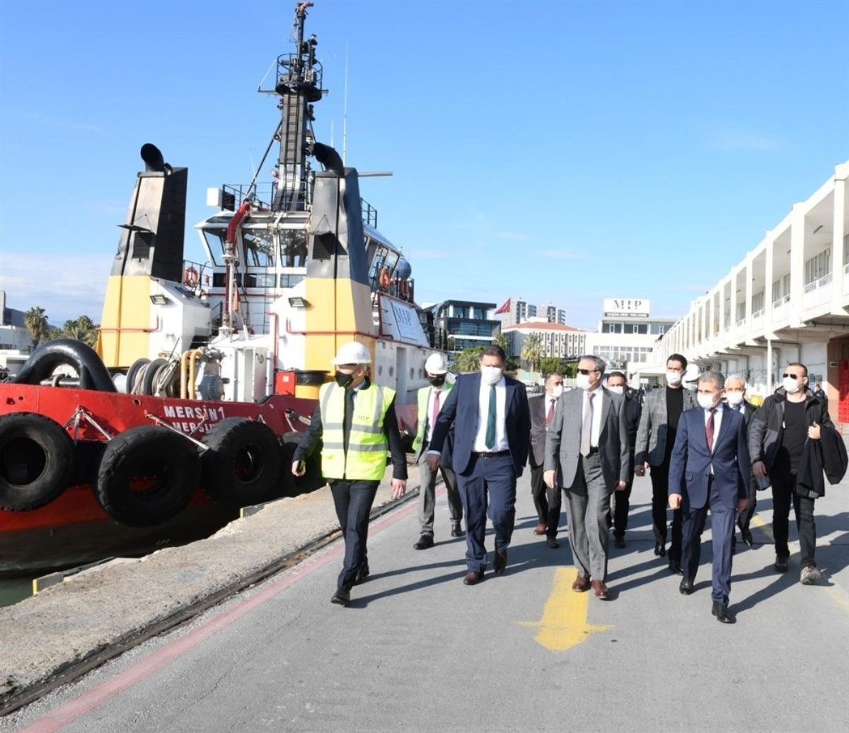 Vali Su, Mersin Limanı&rsquo;nda incelemelerde bulundu