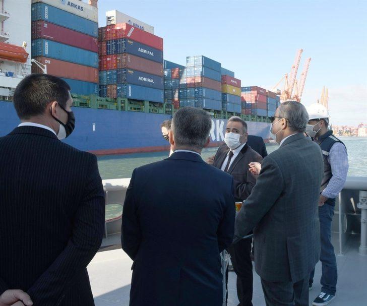 Vali Su, Mersin Limanı’nda incelemelerde bulundu G4