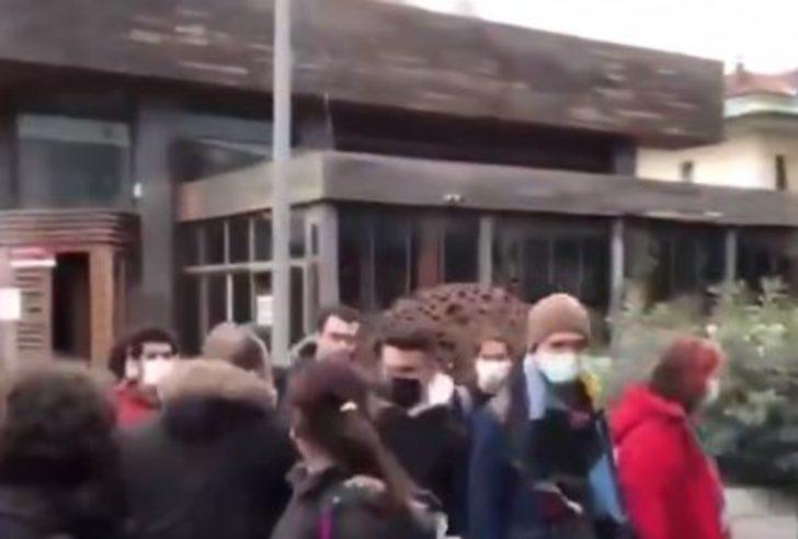 Boğaziçi Üniversitesi'ndeki olaylarda çekilen görüntü gündem yaratmıştı! Emniyet'ten 'aşağı bak' iddiasına videolu yalanlama