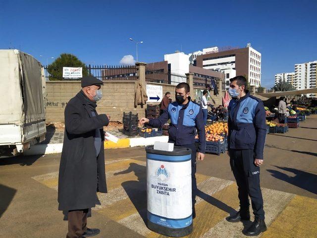 Mardin’de maske takmayanlara 48 bin 670 lira ceza kesildi 1
