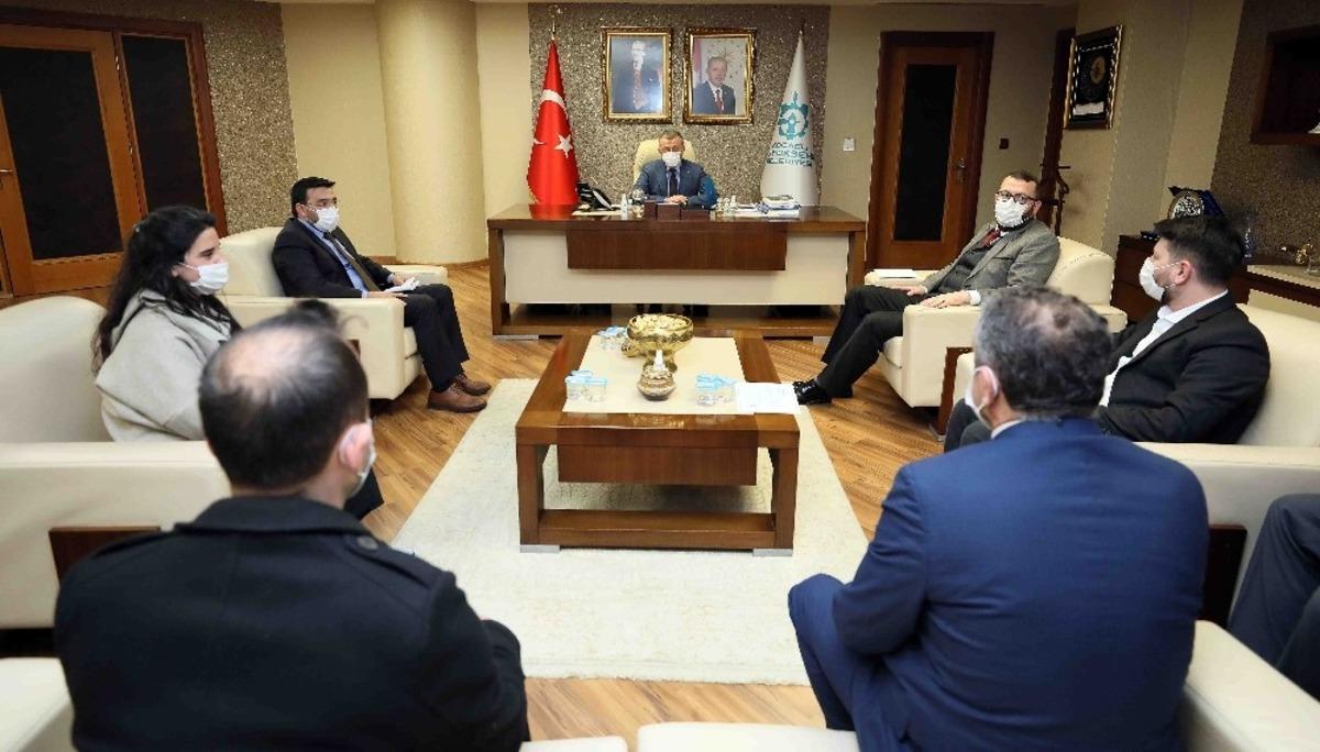 Başkan B&uuml;y&uuml;kakın, sosyal hizmetler personellerini ağırladı