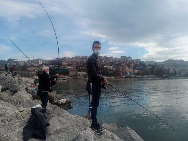 Amatör balıkçılar sarı kanat avladı G2