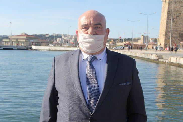 Sinop’ta mübadiller denize çelenk bıraktı G3