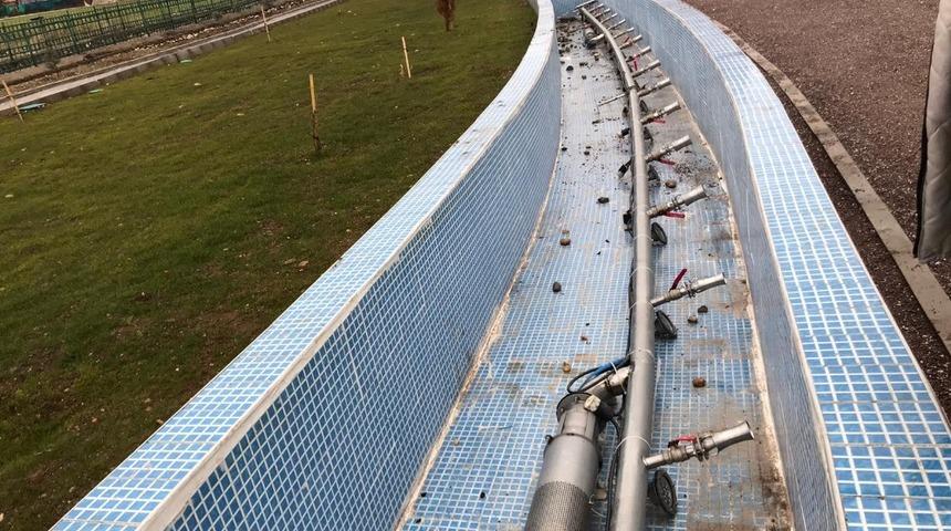 Kahta&rsquo;daki parklara zarar verildi