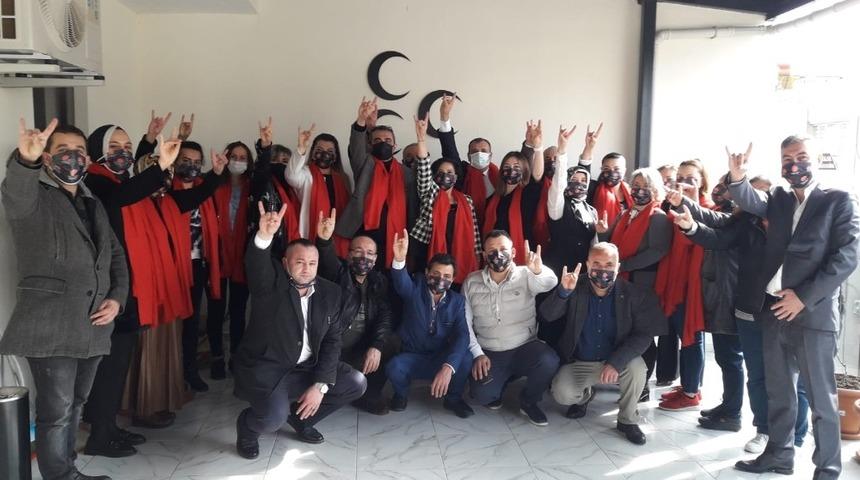 MHP Denizli Teşkilatına 30 yeni kadın &uuml;ye katıldı