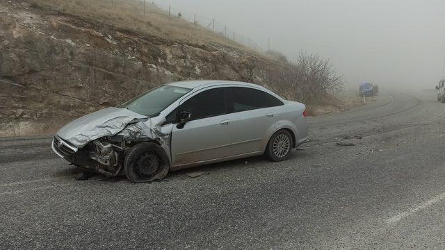 Batman’da yoğun sis kazayı beraberinde getirdi