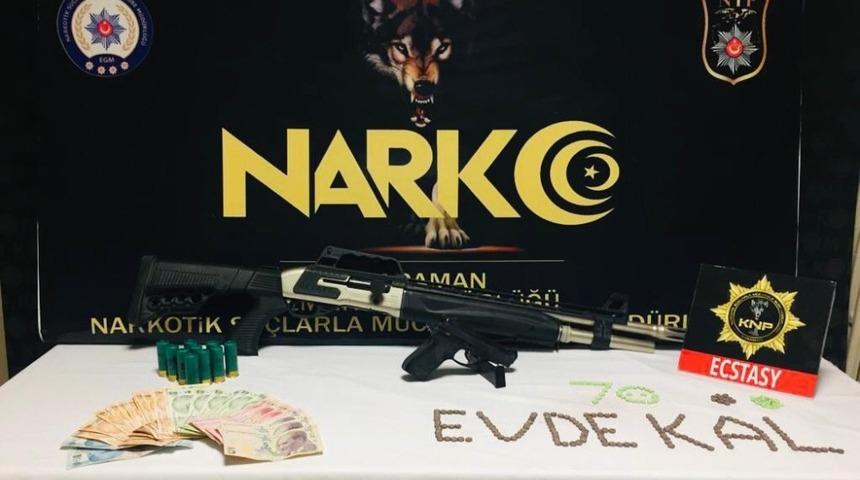 Karaman’da uyuşturucudan 2 kişi tutuklandı