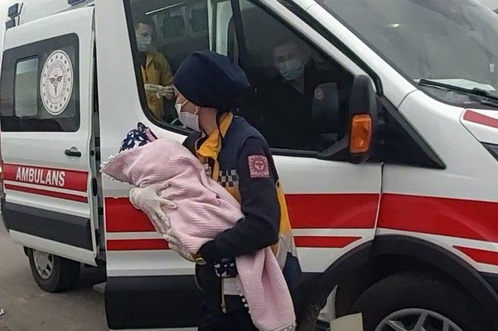 Kontrolden çıkan otomobil takla attı: 1’i bebek 4 yaralı G3