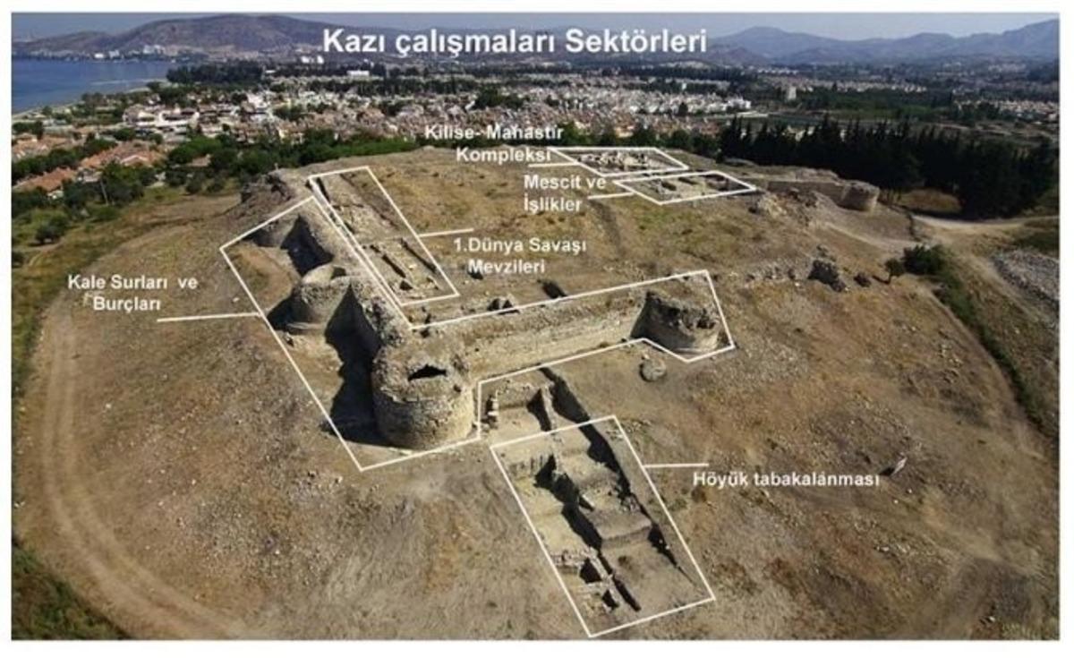 Kuşadası Belediyesi Kadıkalesi kazılarına desteğini s&uuml;rd&uuml;r&uuml;yor