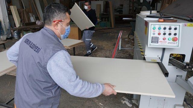Bodrum Belediyesi mobilya üretimiyle tasarruf sağlıyor