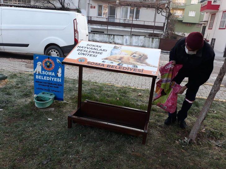 Soma’da sokak hayvanları için korunaklı beslenme ünitesi G2