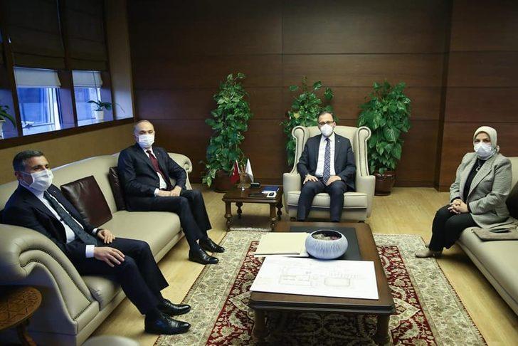 Bakan Kasapoğlu ile spor kompleksi için görüşme sağlandı G1