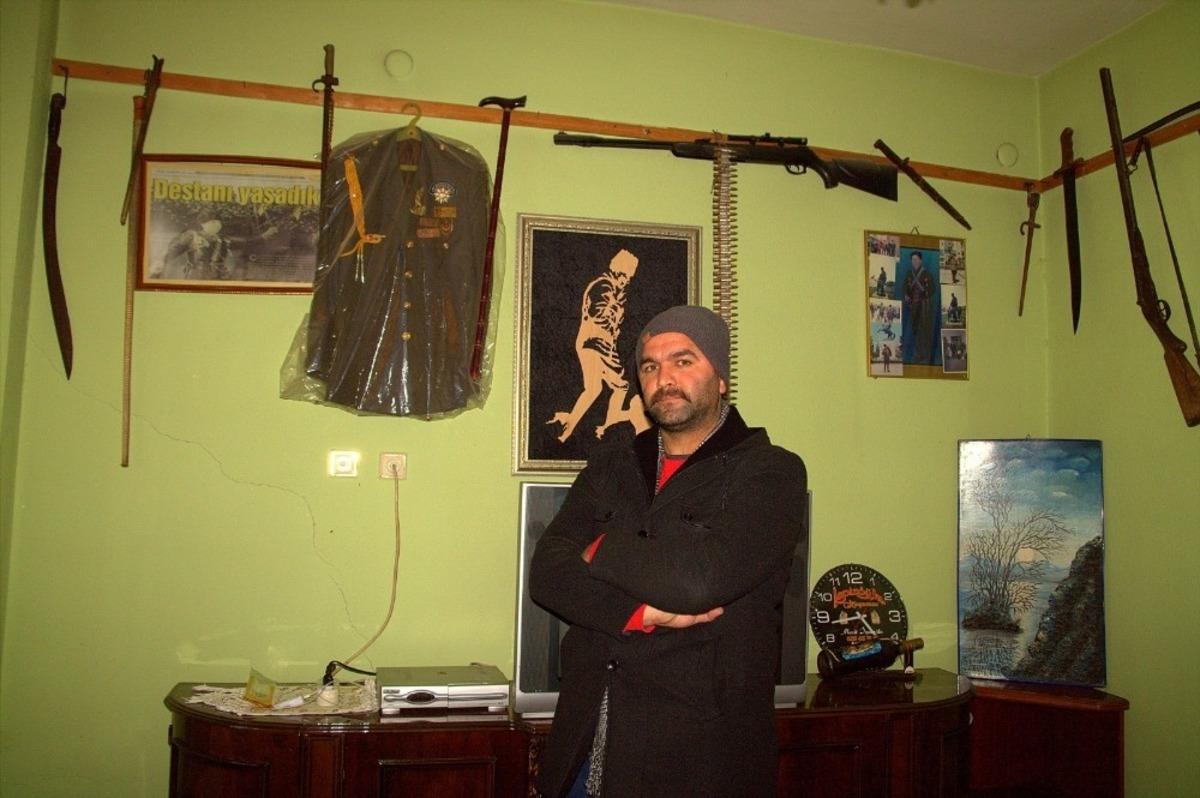 Birinci D&uuml;nya Savaşı gazisi "Hasan Ağa"nın evi ilgi odağı oldu