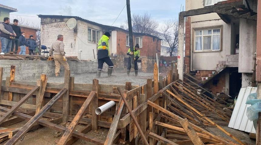 Terzialan Belediyesi yaraları sarıyor