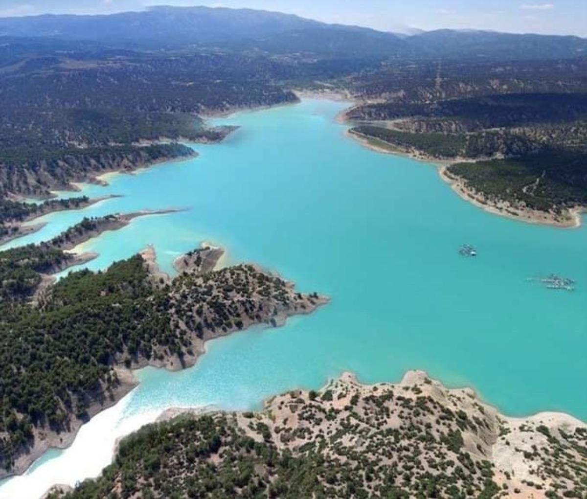 Korkuteli Barajı, d&uuml;n itibariyle 9 milyon metrek&uuml;p su kapasitesine ulaştı.