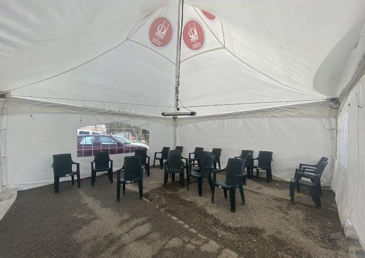 Keçiören Belediyesi’nden hastanelere ısıtıcılı bekleme çadırı G1